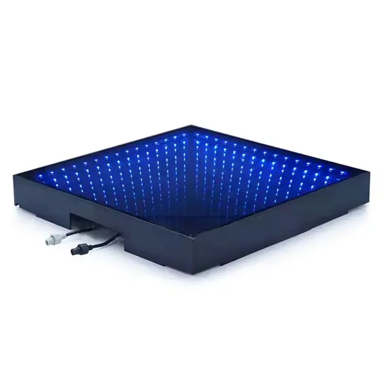 SP 50*50cm Dance Light Floor 3D Infinity Mirror Dance Floor night club rgb light up led dance floor