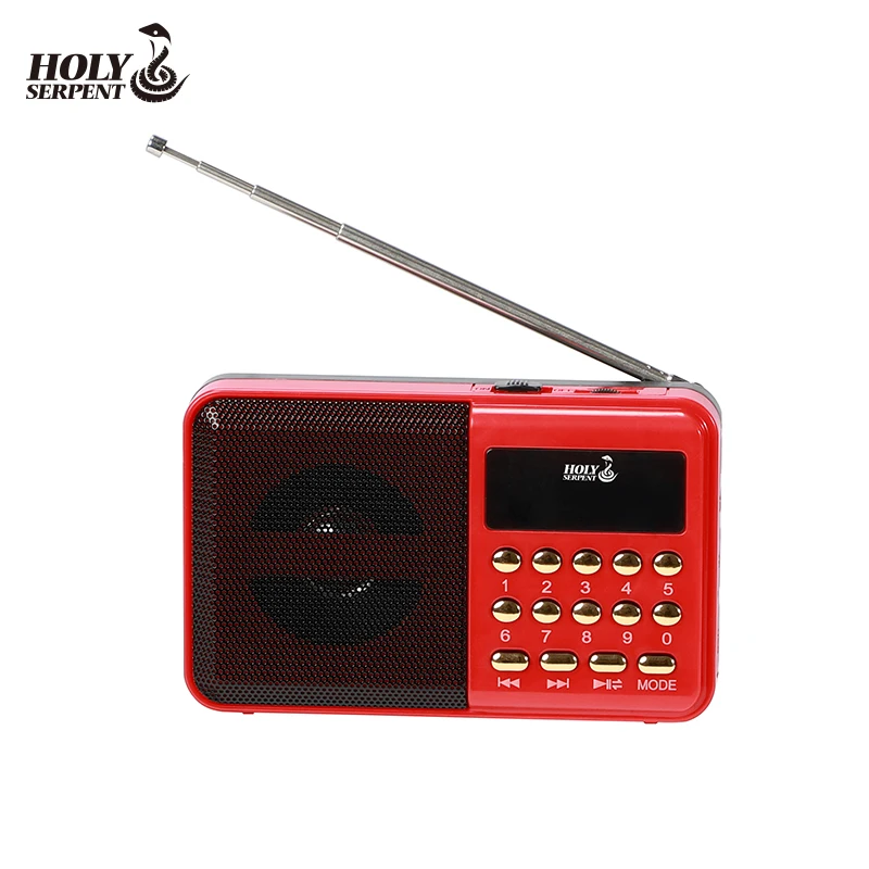 
 Rechargeable USB Portable Mini Home Radio Digital Selects Music Player Fm Radio TF MP3 Player Speaker  