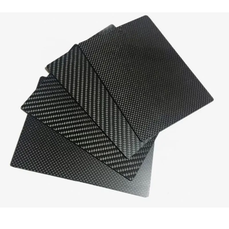 Xmlivet New Customized Full Carbon Fibre Boards Matt or Glossy 1K/3K/6K Flat Diagonal Appearance
