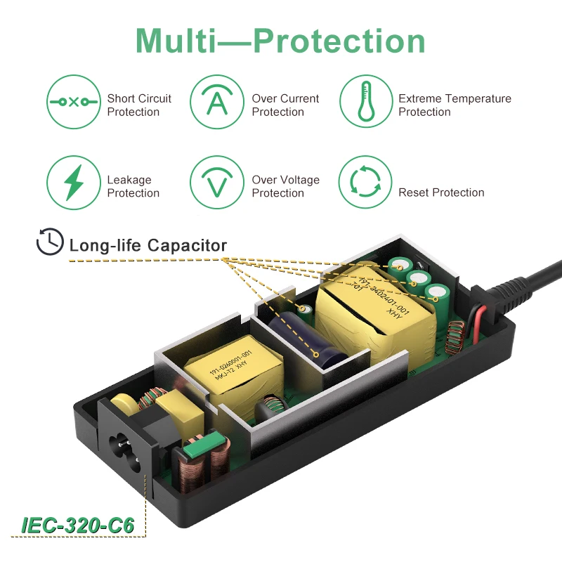 UL FCC CE GS UKCA SAA certificate 20V 6A Desktop Power Adaptor 18V 24V 5A Desktop Power supply 12V 10A AC DC Adapter