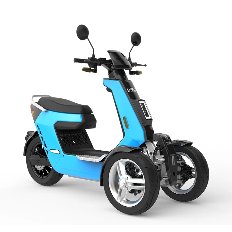 V28 VIGOROUS 2000W 3000W 72V 3 Wheel Reverse Trike Electric Scooter with LED EEC