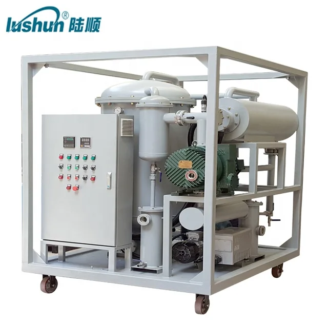 Double-stage Vacuum Transformer Oil Purifier Oil Filtration Machine Oil Purification Plant AC380V,220V 1-300KG Online Support