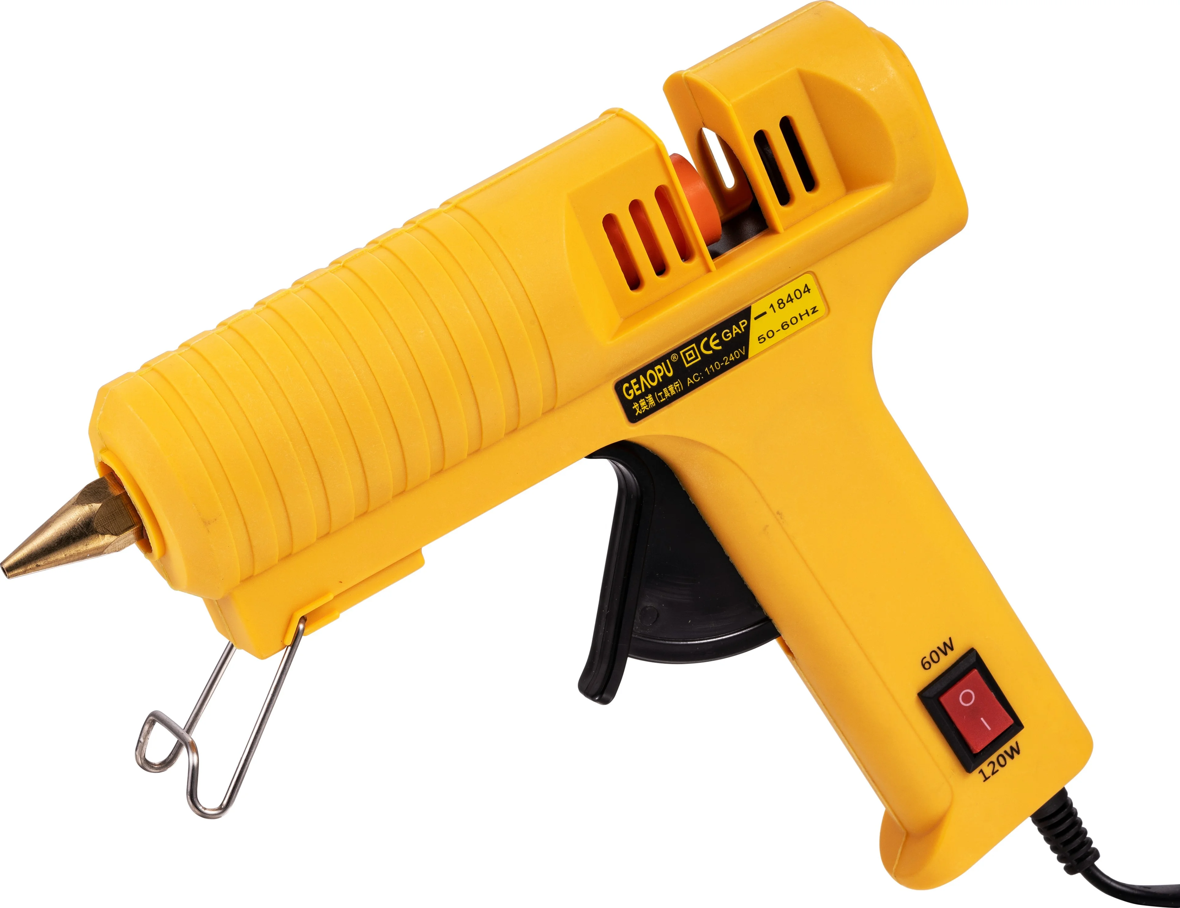 HJ019-1 China Manufacturer Electronic Power Tool 60w 100w 150w  dual temperature Industrial Hot Melt Silicone Glue Gun