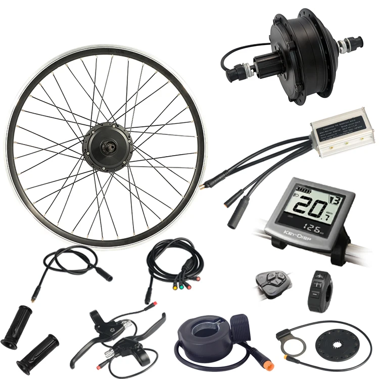 CZJB-90T2 Ebike Kit 36V 350W Hub Front or Rear Moto Electric Bicycle Mtb Bike Conversion Kits