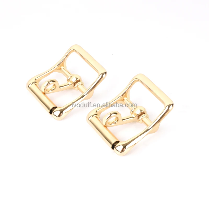 Wholesale Light Gold Roller Buckle with Locking Tongue 25mm