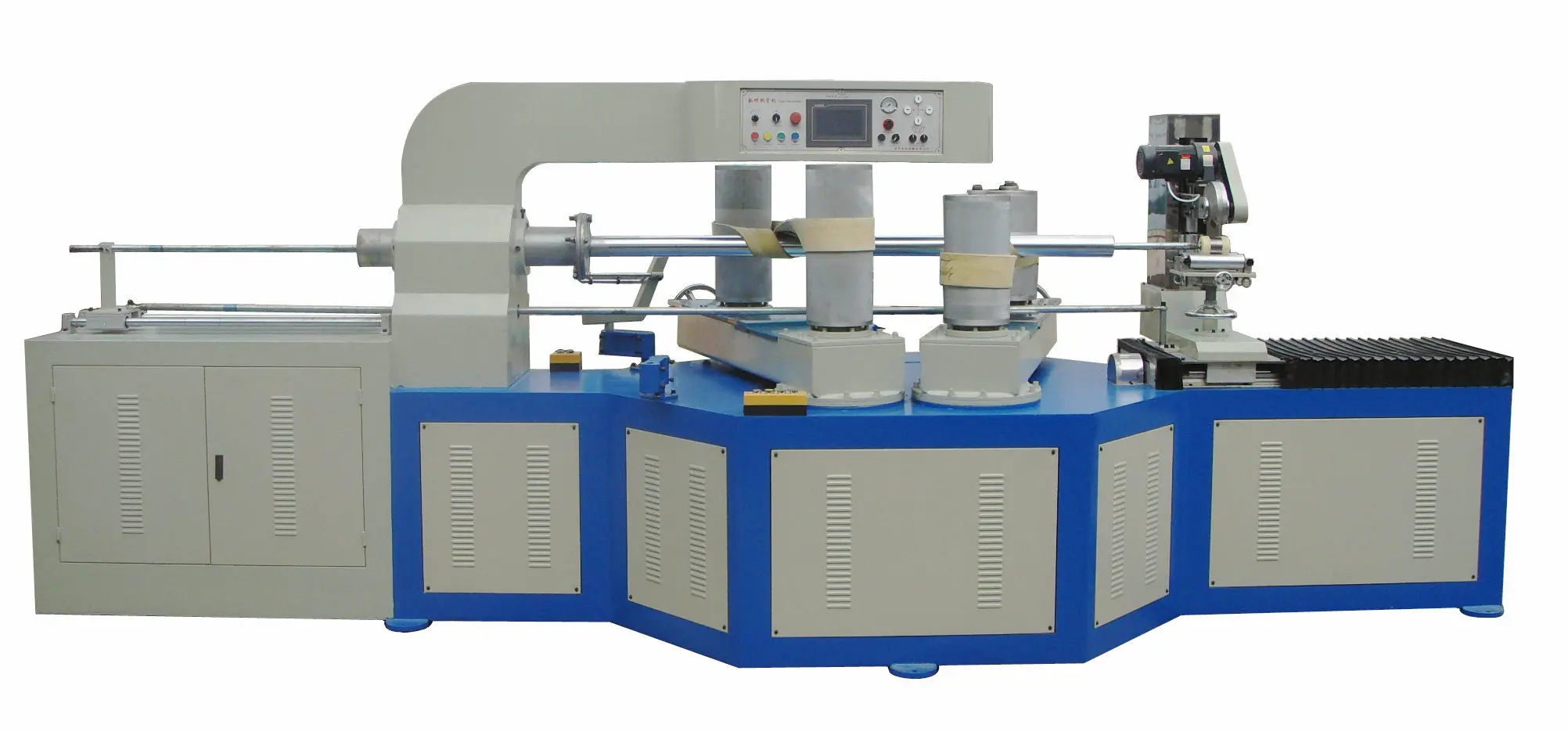 Kraft Paper Slitter Rewinder Machine Spiral Paper Tube Tissue Core Making Machine Price