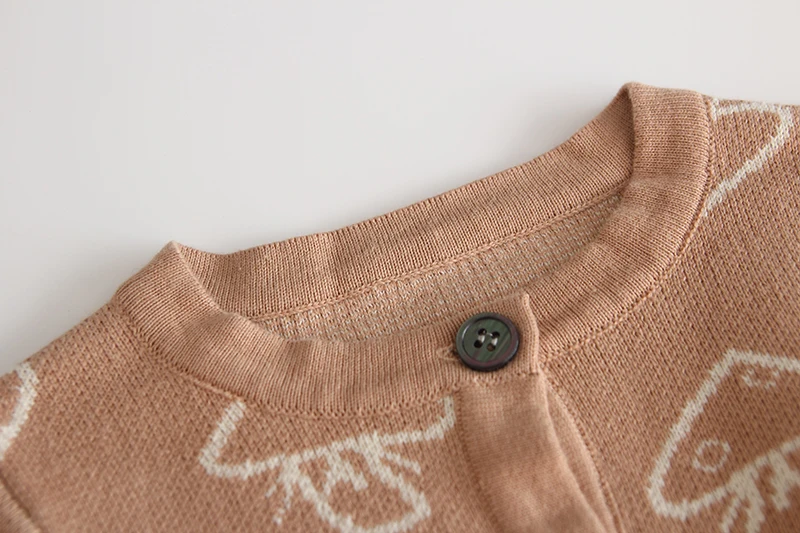 Infants Baby boys girls sweater wool knitted cotton clothes newborn