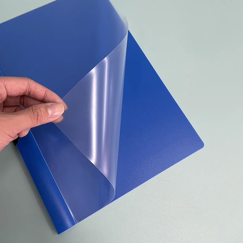 Cheap Price Colorful PP Folder Side Clip Folder Plastic Report File Folder with Swing Clip