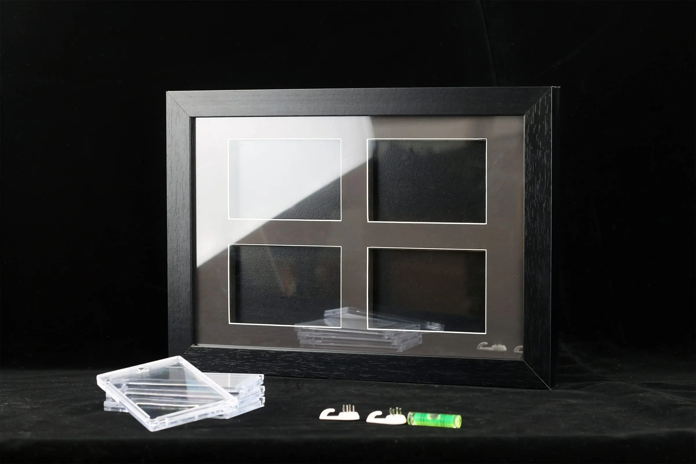 4 Graded Cards Slab Display Box Collectible Trading Card Wall Mounted Display Case Custom Psas Slab P Sa-slab Frame