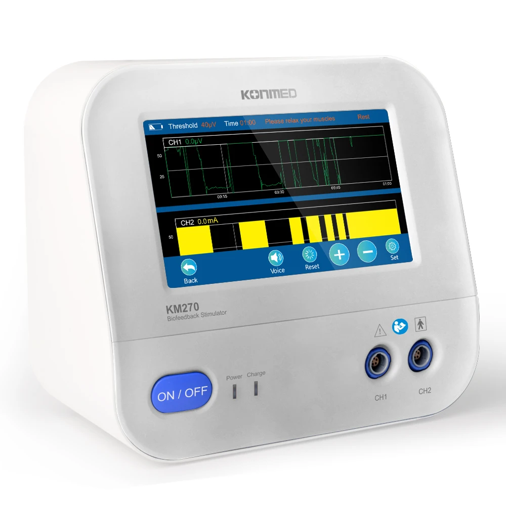 Clinics EMG ETS STIM Scene Training Mirror Medical Therapy Body Pain Relief EMG Biofeedback Stimulator Pelvic Muscle Trainer