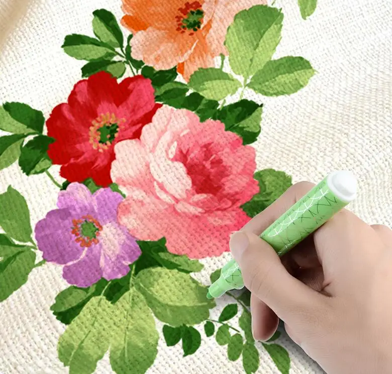 Bview Art Water-based Color Cloth Painting Marker Fabric Line Pen