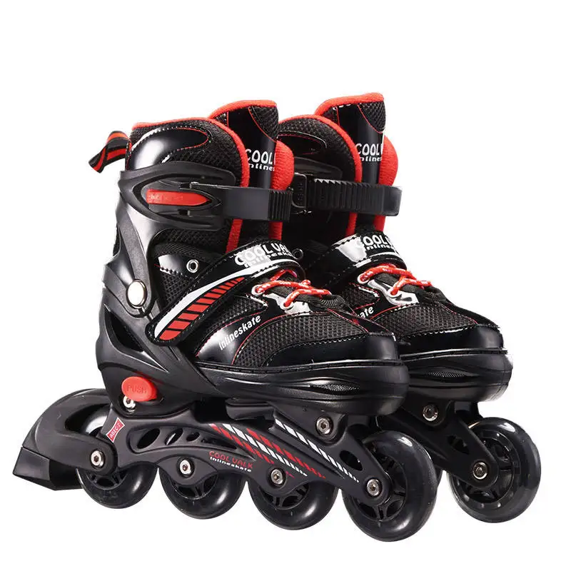 Popular High-end Adjustable Ice Skates Hockey Inline Skates Skates with Adjustable 4 Sizes for Youth and Beginners