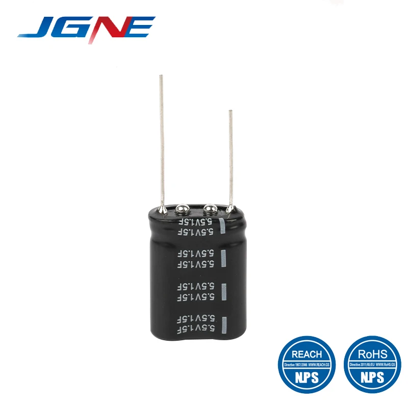 China Factory Price 5.5V 1.5F Ultracapacitor high power density super farad capacitor for GPS auto motorbike