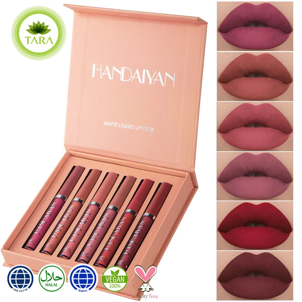 Custom Made High Quality Eco Friendly Kissproof Lip Gloss Creamy Matte Liquid Lipstick