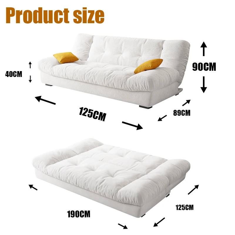 Suke Simple Style Vacuum Fabric Convertible Furniture Modern Living Room Compressed Sofa