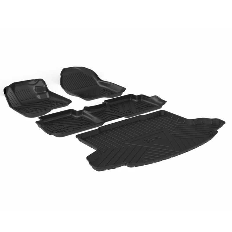 Anti slip waterproof customized car foot mat 5d car mats for honda CRV
