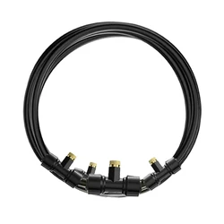 Filterwell Outdoor Water Misting Cooling System Portable For Patio Garden Trampoline Greenhouse Fan