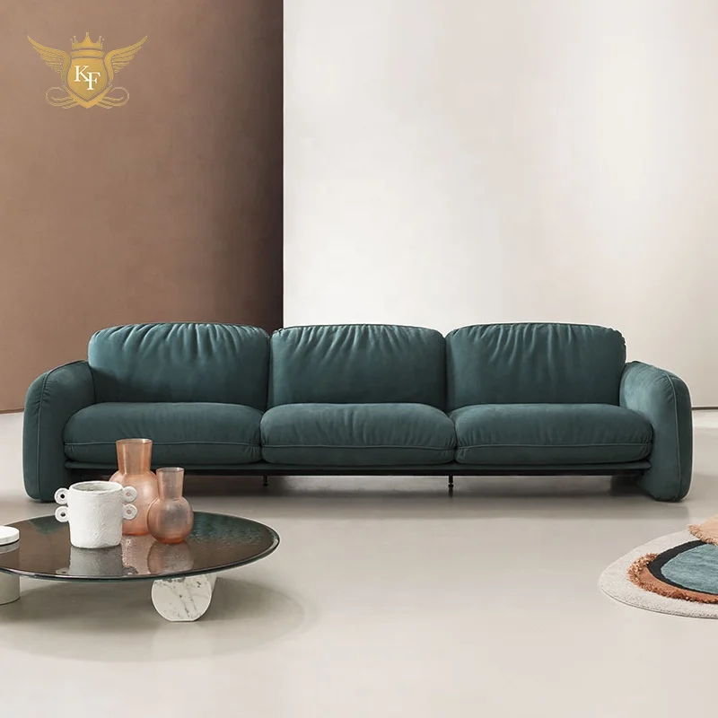 Hot selling Italian design modern living room furniture 1 2 3 seater sofa set fabric upholstered sofas for hotel lobby
