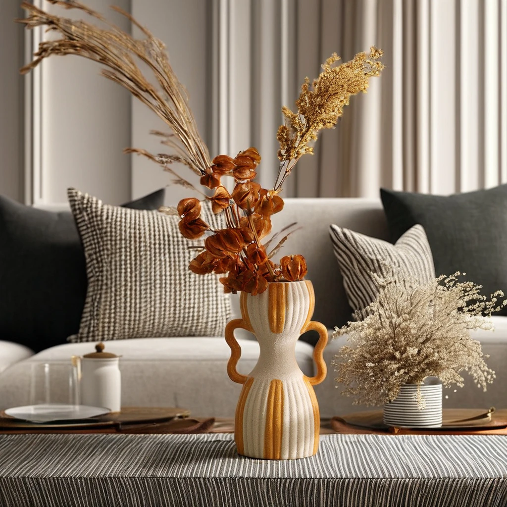 Ceramic Flower Vase Home Decor Tabletop Vase