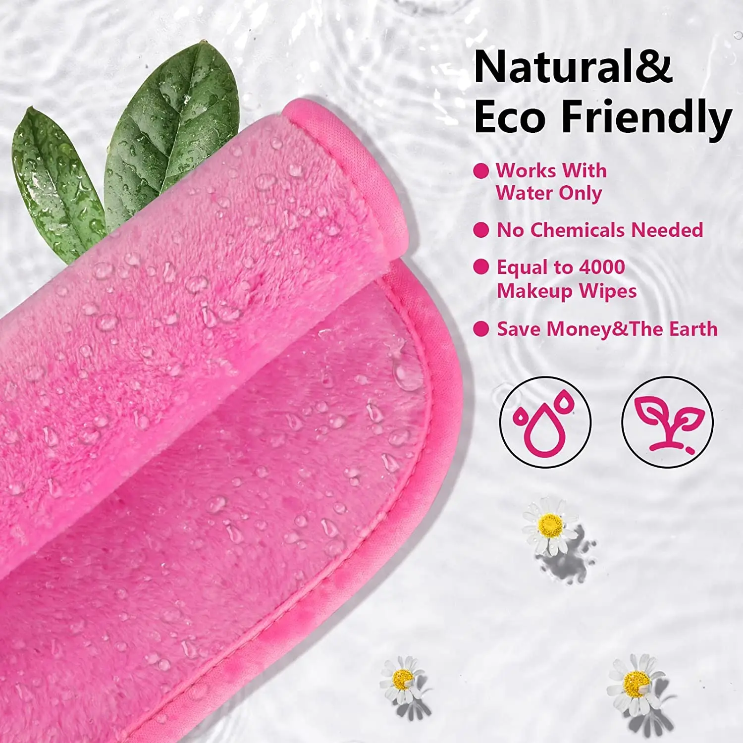 Microfiber Deep Cleaning Water Clean Make Up Eraser Makeup Remover Towel Miracle Face Erase Makeup Remover Face Cloths