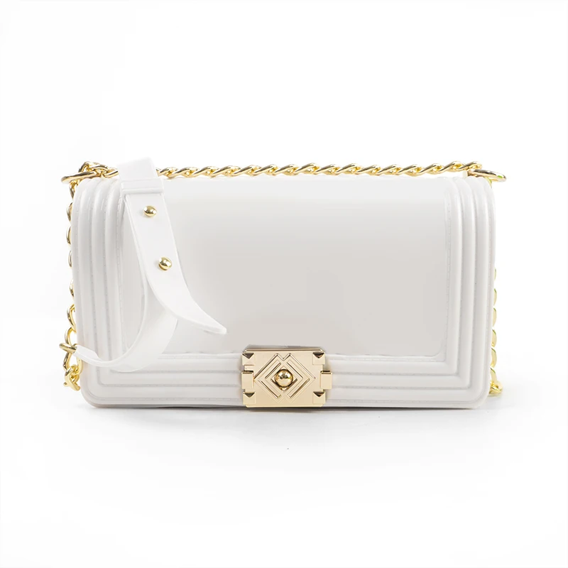 Wholesale Women Bag Handbags 2021 Silicone/PVC Shoulder Handbag Jelly Bag Luxury Ladies Woman Hand Bags Candy Jelly Purse