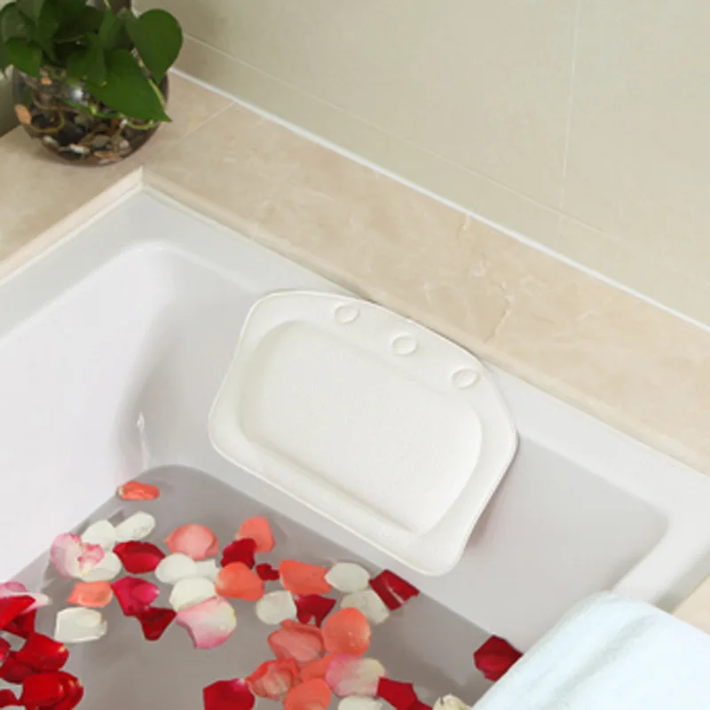 
PVC shower pillow non-slip shower head pillow is soft and waterproof with suction cup shower pillow is easy to clean 