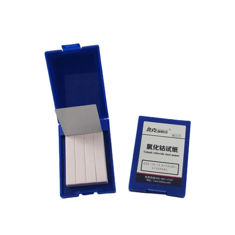 Special strips cobalt chloride test papers with manufacture produce and sale
