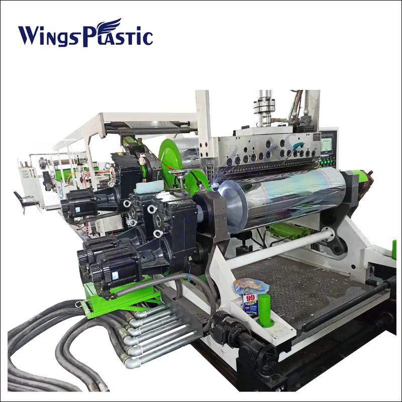 PLC Control PET PP PS PC plastic transparent sheet extrusion manufacturing machine