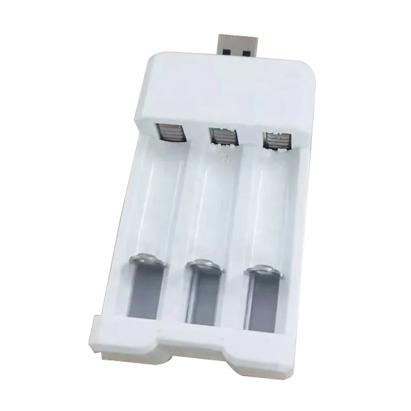 3 Slots USB Fast Charging Battery Charger Rechargeable 1.2v ni-cd Battery Charger