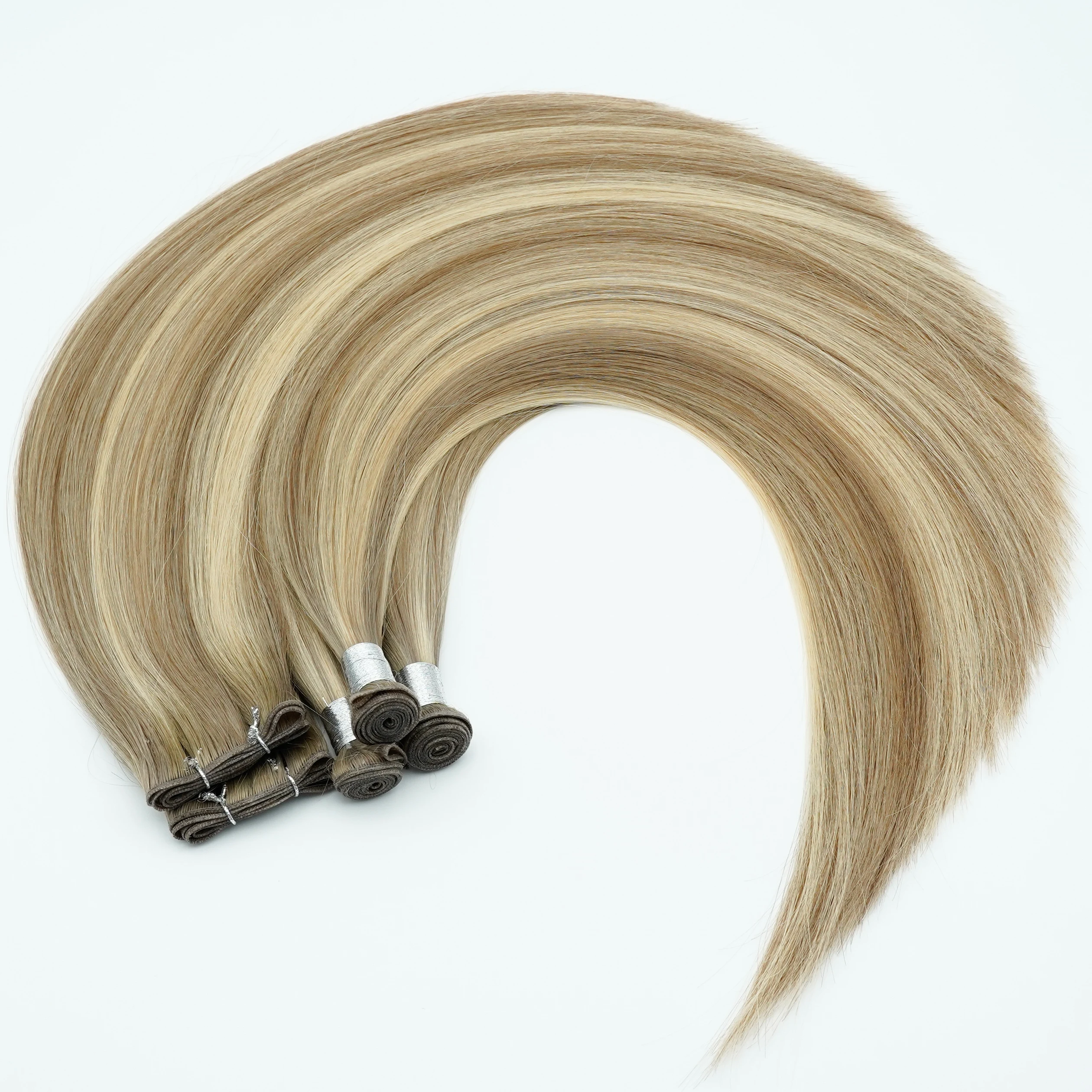 Заводская 100 натуральные волосы Remy для наращивания выровненные кутикулы русские прямые волнистые популярная распродажа гениальный уток