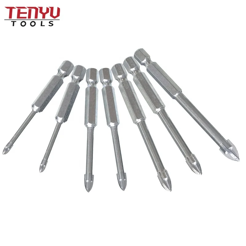 6 mm Best Type of Drill Bit Piece for Travertine Ceramic Tile and Concrete Floor Tiles Glass & Ceramic Drill Bits