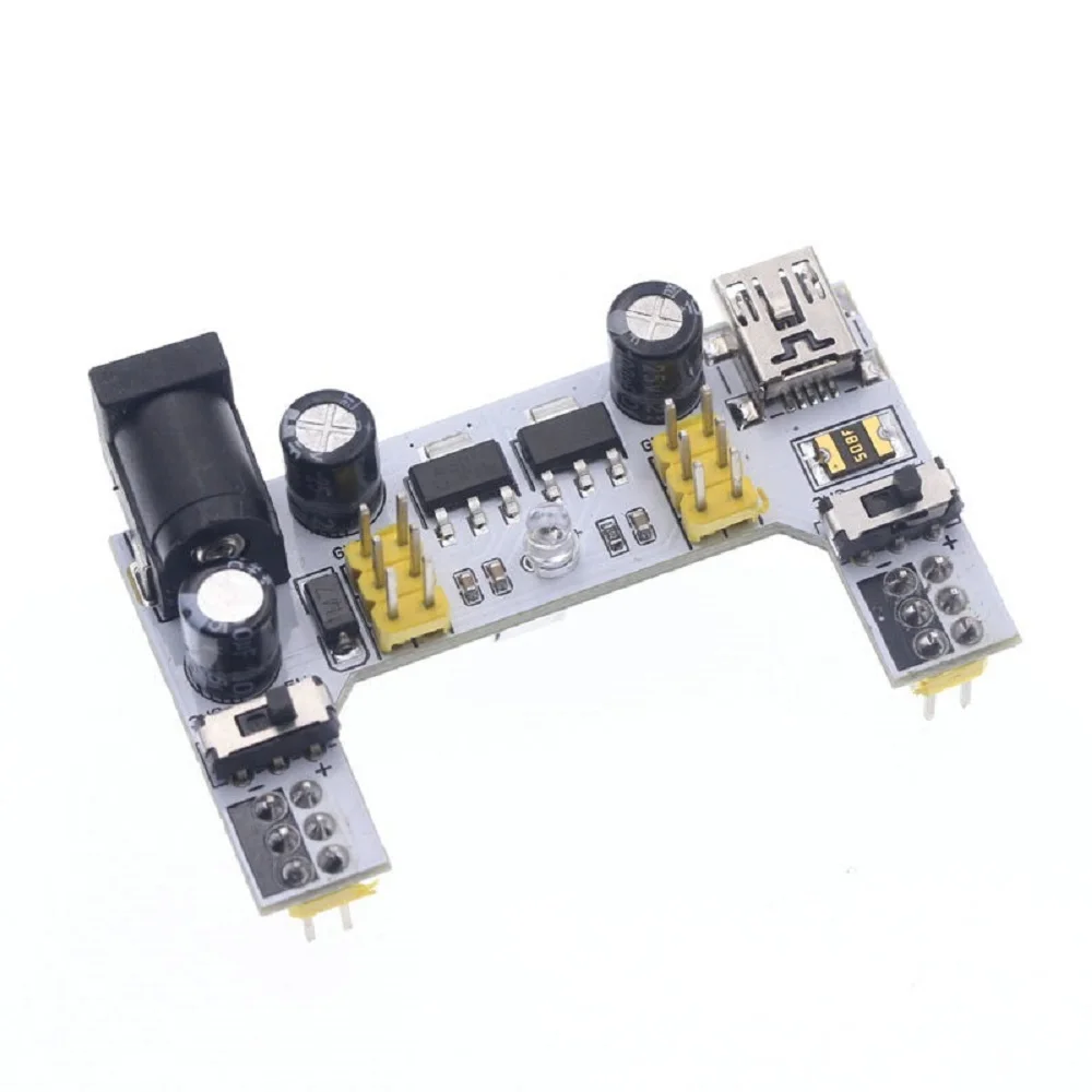 2020 белая макетная плата 5 В/3,3 В, модуль питания MB 102