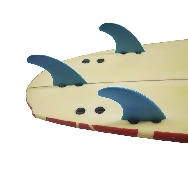 Wholesale SUP Paddle Board Tail Rudder Fin Left Middle Right A Set of 3 Colourful Surfboard Fins
