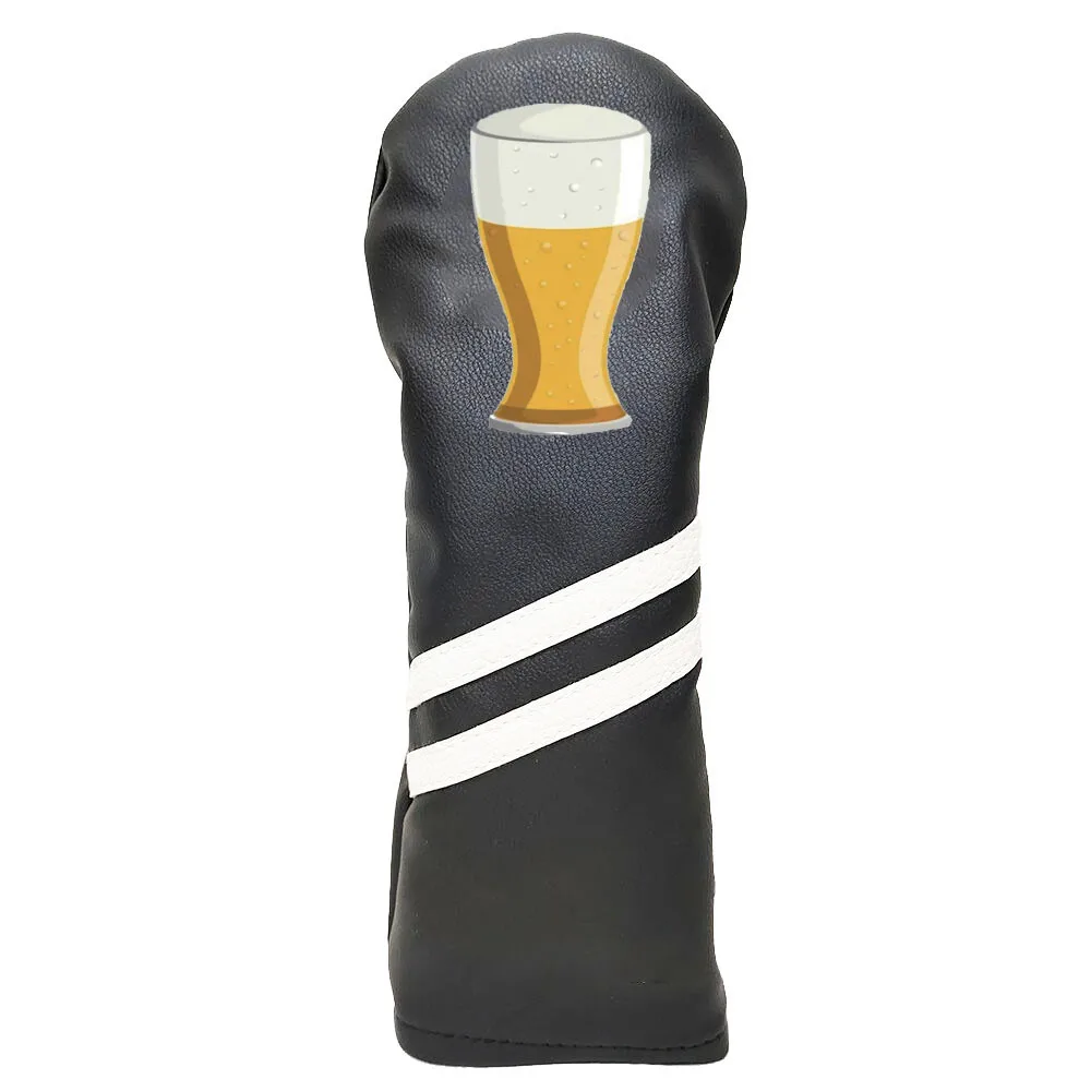 Wholesale Custom Golf Driver Head Cover Cartoon Embroidery Golf Accessories Waterproof Leather Malbon Golf Club Cover