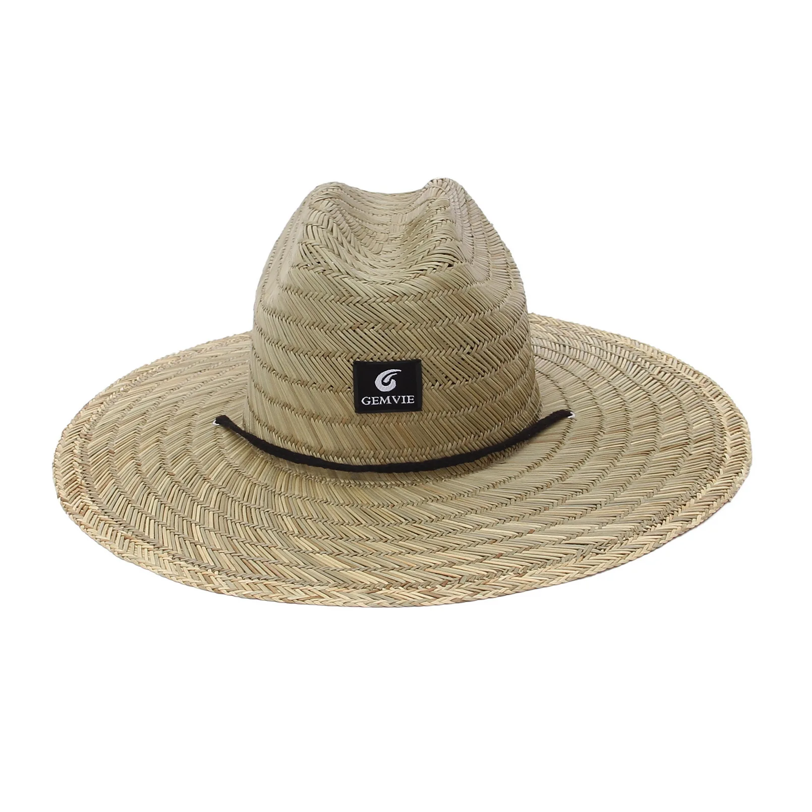 Женская Солнцезащитная Летняя Пляжная Панама Marvili Sombrero De Paja, соломенная шляпа с козырьком, шляпа из соломы с логотипом Lifeguard, оптовая продажа