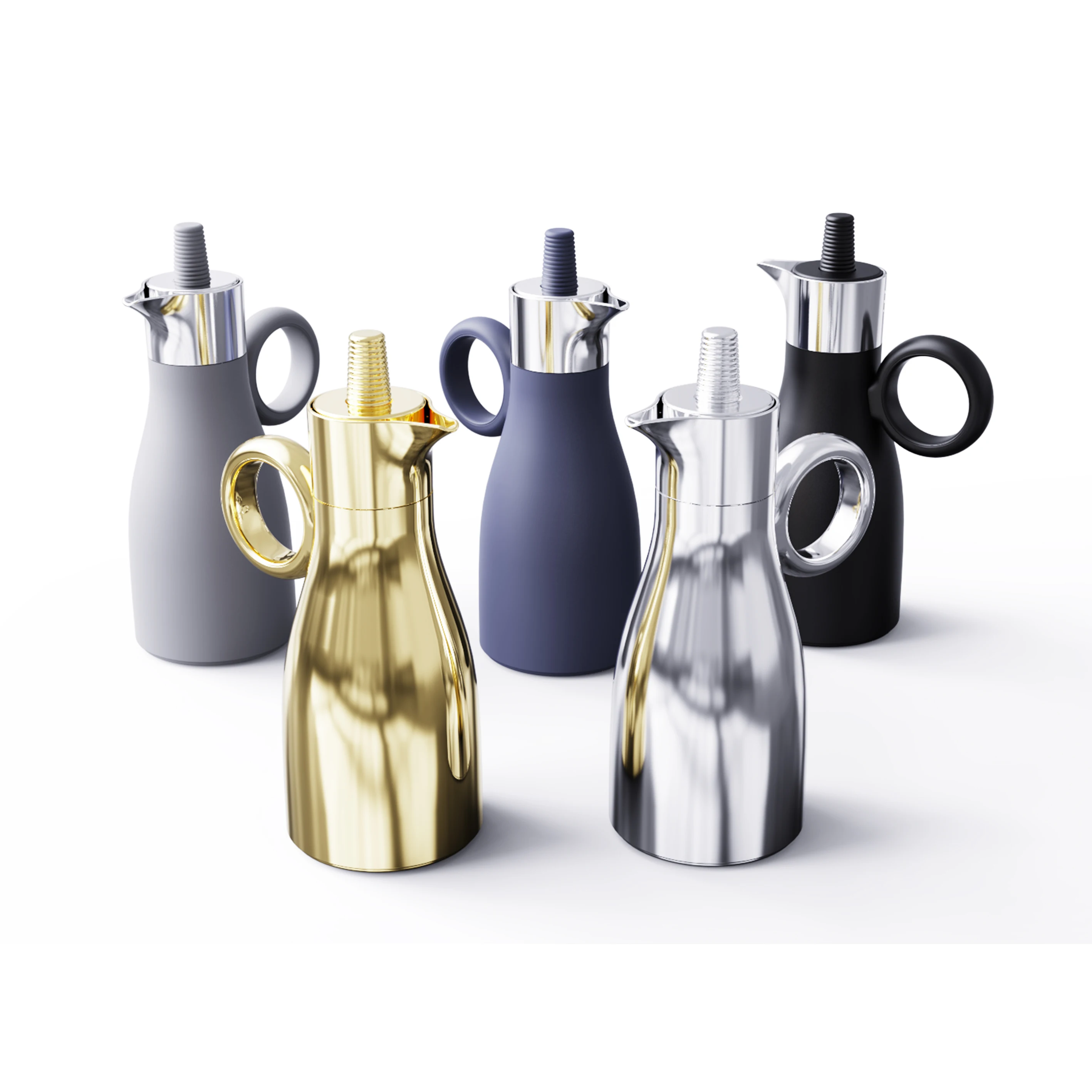Morden Luxury High Quality Outstanding Glass Liner Gift Vacuum Kettle Flask Thermos Tea Coffee Pot
