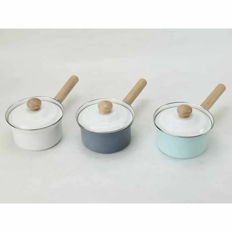 green enamel pot set cookware kettle bucket