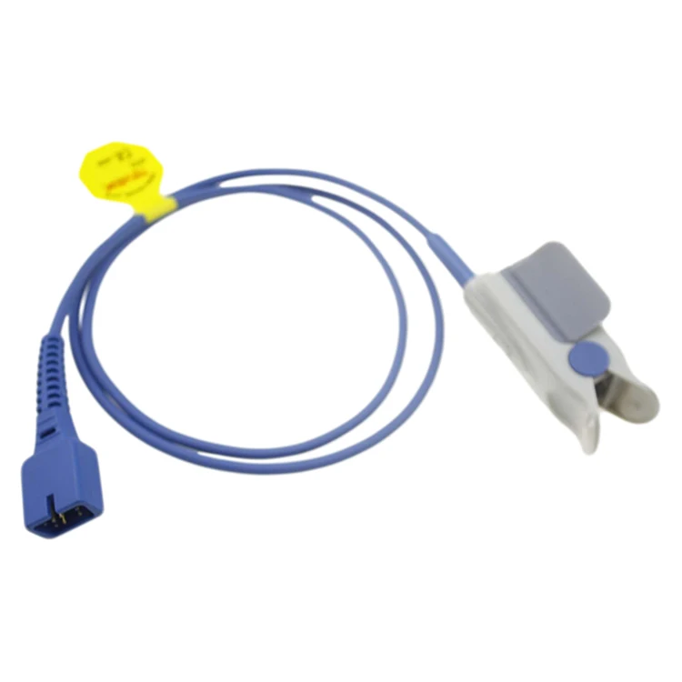 adult finger clip compatible digital medical pulse oximetry spo2 sensor cable for Biolight DB7pin