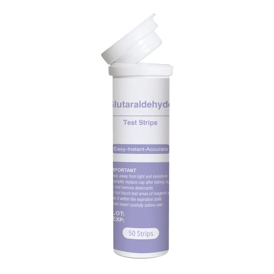Customized Package 50 & 100 Counts Glutaraldehyde Water Test Strips