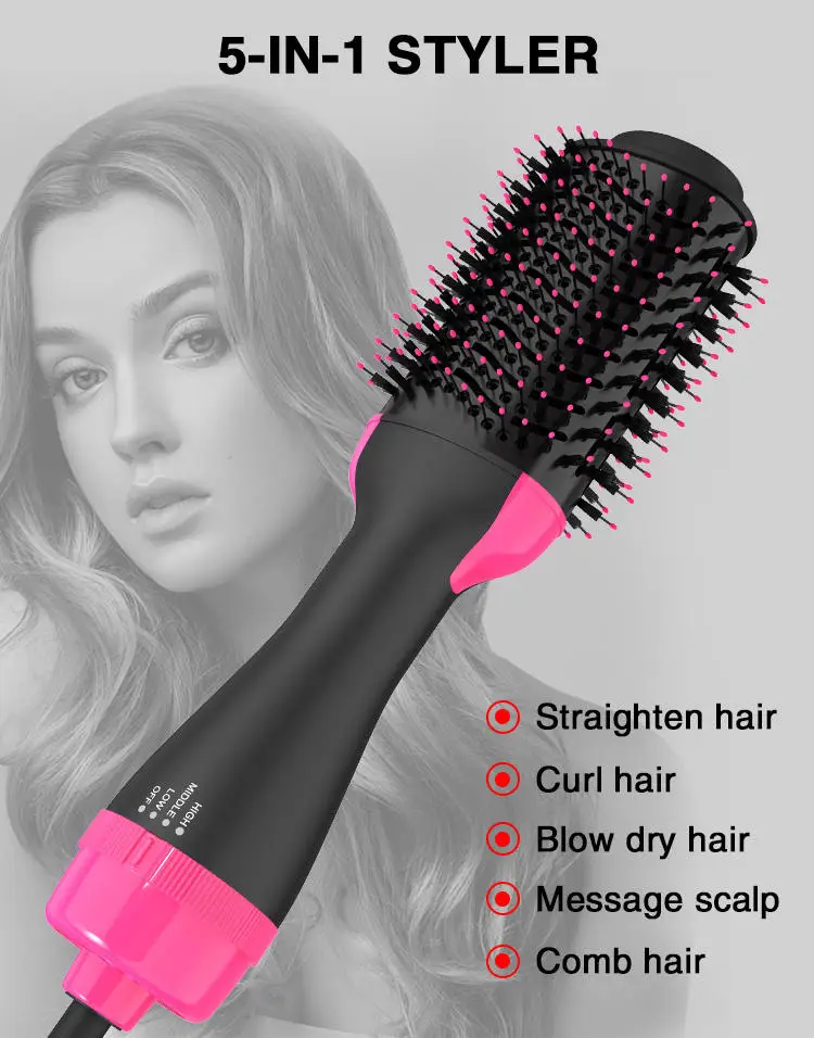 2022 Most Popular Items Hot Combs Multifunction Hair Care Tool Hot Air Brush