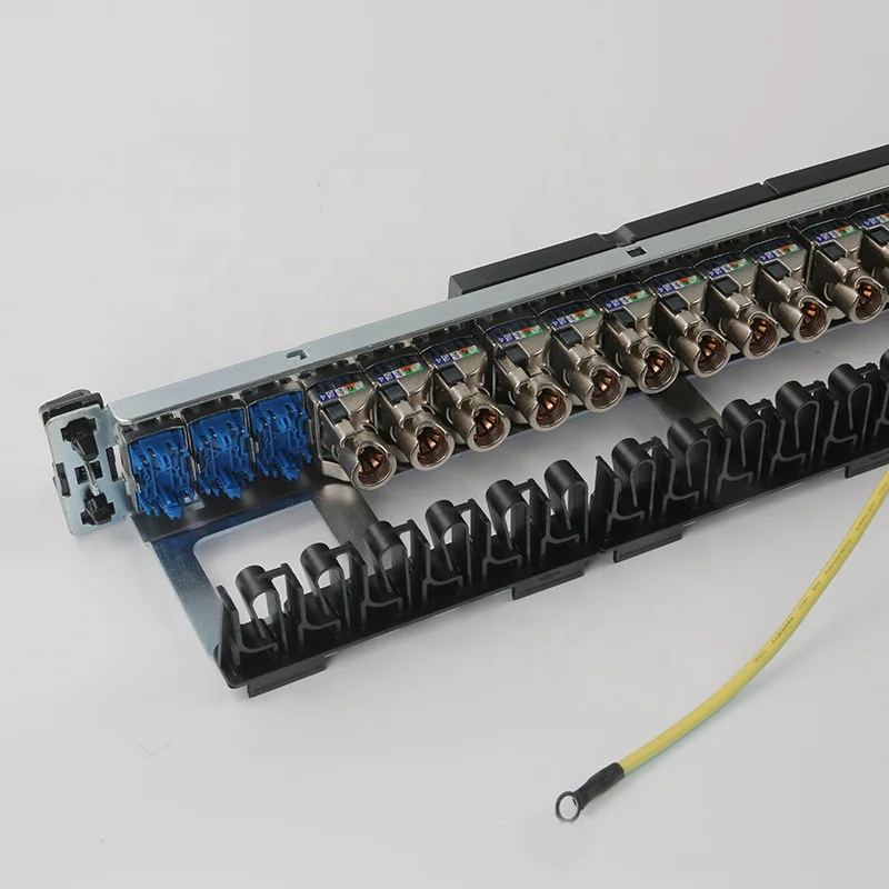  STP FTP cat6 cat6a legrand keystone jack Модульная Розетка без инструментов загруженная пустая патч-панель с 24 портами управлением защелкивающимся