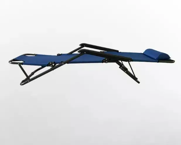 Folding Outdoor Lounge Chair Beach Sun Patio Chaise Pool Lawn Lounger Siesta Chair