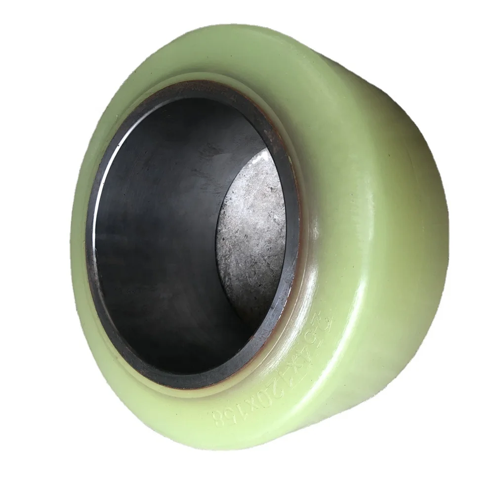 Long Service Life 254x120x169 mm Poly urethane PU  Press on Tire For TOYOTA  Electric Forklift /Reach Truck /Pallet Truck