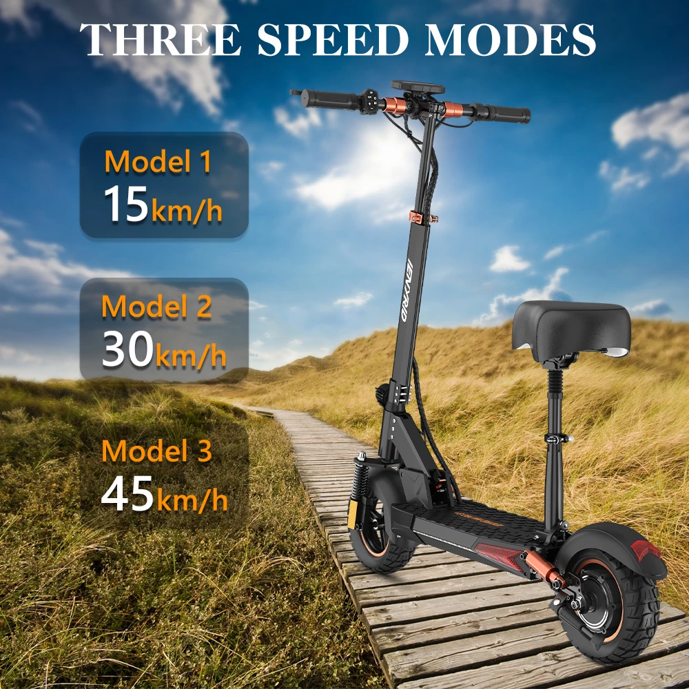 IENYRID M4 PRO S + 12 5ah 45 км/ч Электрический скутер для взрослых 48 В 800 Вт мощная литиевая батарея Светодиодная лампа с двумя колесами новая версия
