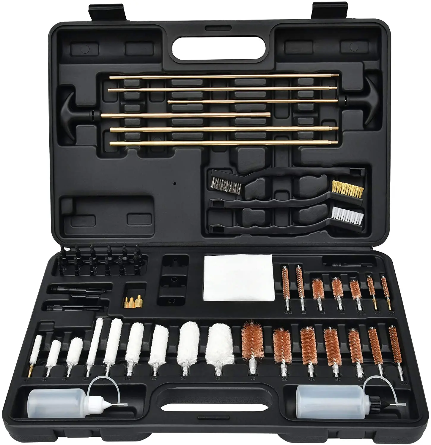 58 PC Super  Universal Gun Cleaning Kit With Blow Mold Case gun brush set