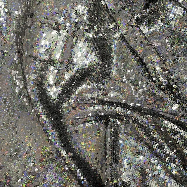 Design Cheap Luxury Full Tulle Embroidery Multi Color Rainbow Tulle Sequin Fabric For Maxi Party Dress