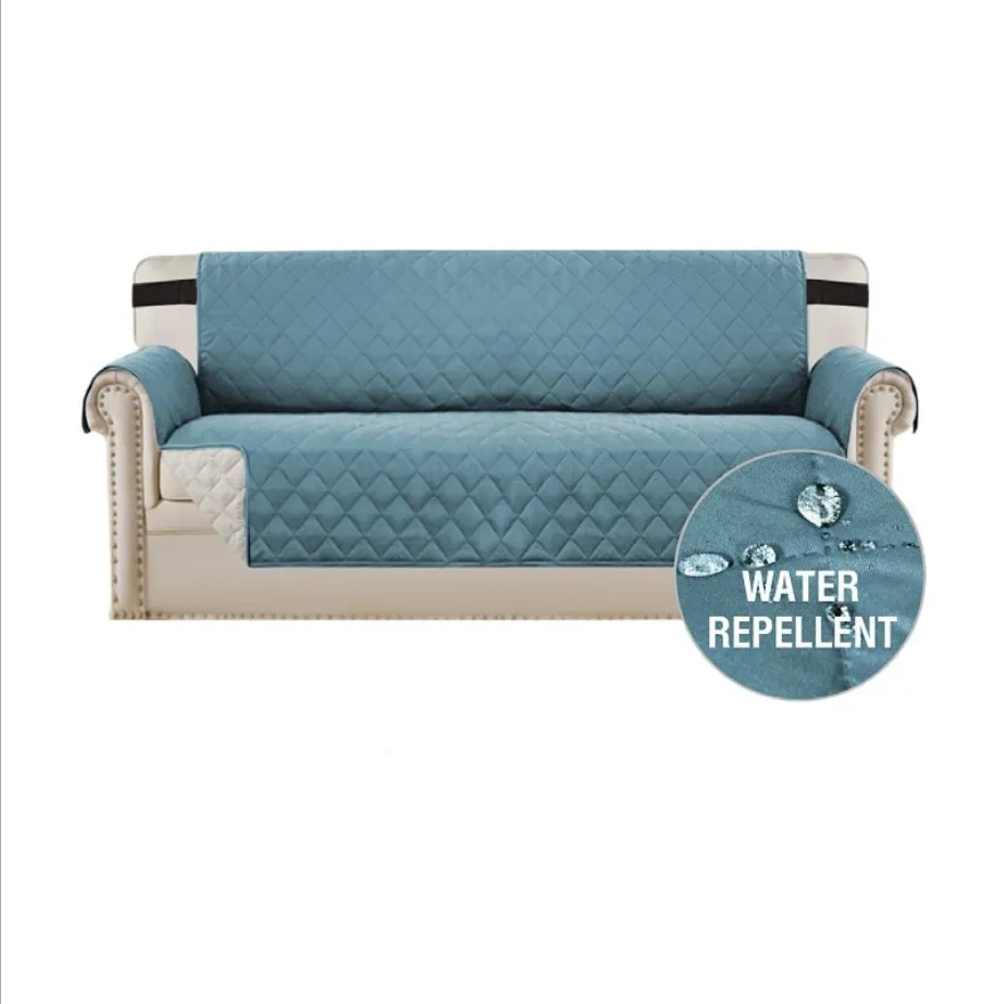Bonfull Waterproof Quilted Solid Color Home Sofa Cover Wholesale water proof Couch cover