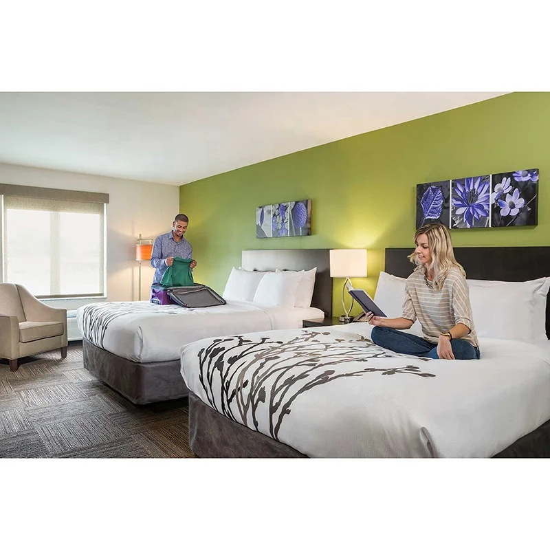 Гостиничная мебель нового дизайна Sleep Inn Choice, простые Стильные наборы мебели для спальни