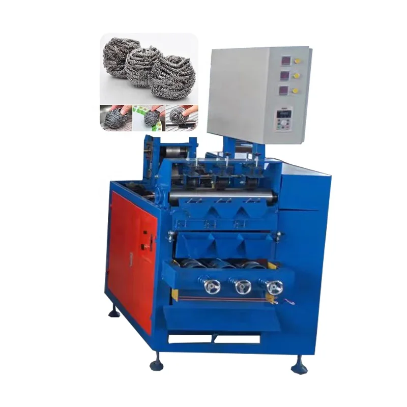 Stainless steel scourer ball making machine cleaning ball making machine for kitchen use