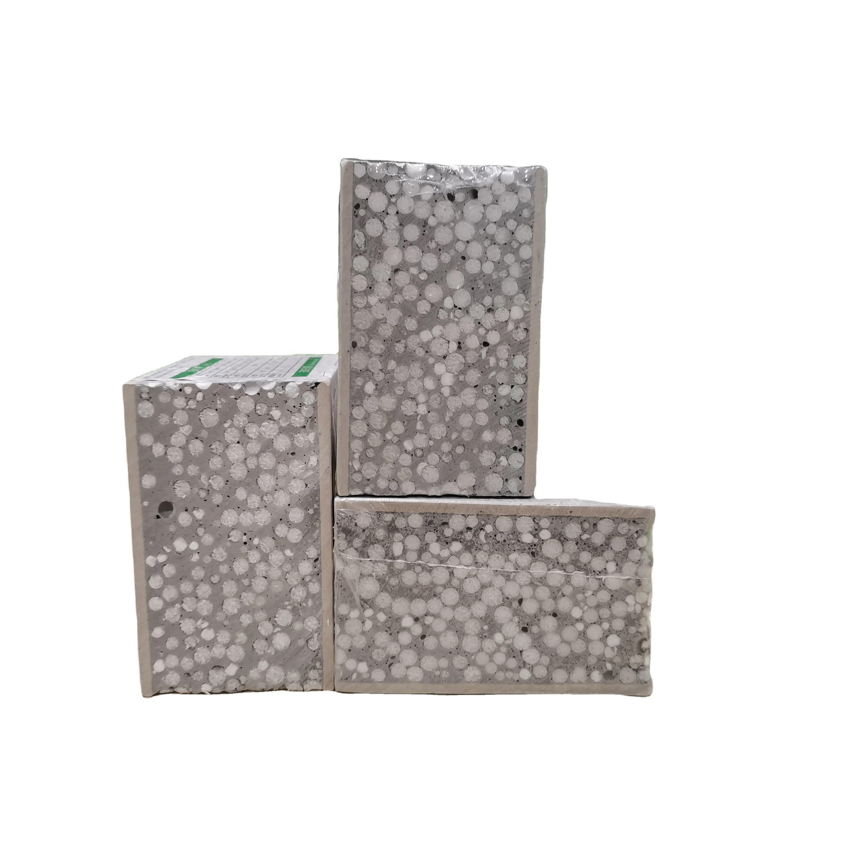 Fireproof Soundproof Insulated Lightweight Foam Concrete Roof Easy Installation Fast Build Wall Fiber Cement EPS Sandwich Panels